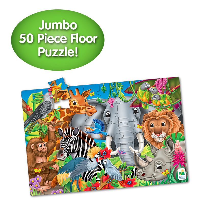 The Learning Journey Jumbo Floor Puzzles Animals of The World 50 pieces