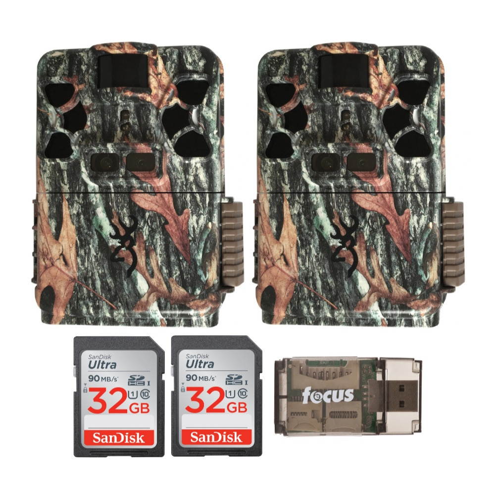 Browning Trail Cameras 24MP Recon Force Patriot Trail Camera (2-Pack) Bundle