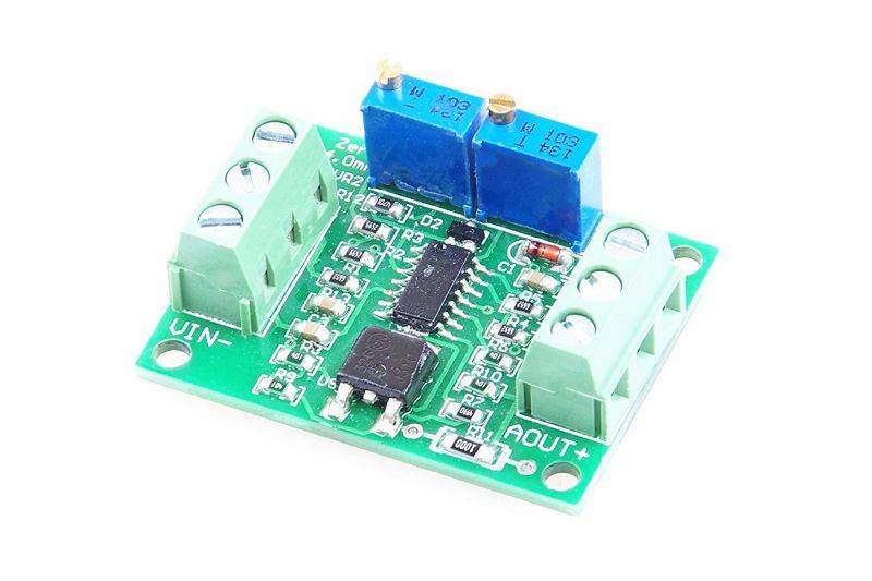 KNACRO Voltage To Current Module 0-2.5V 3.3V 5V 10V 15V 24V Voltage Conversion To 0-20mA 4-20MA current (0-24V TO 4-20MA)