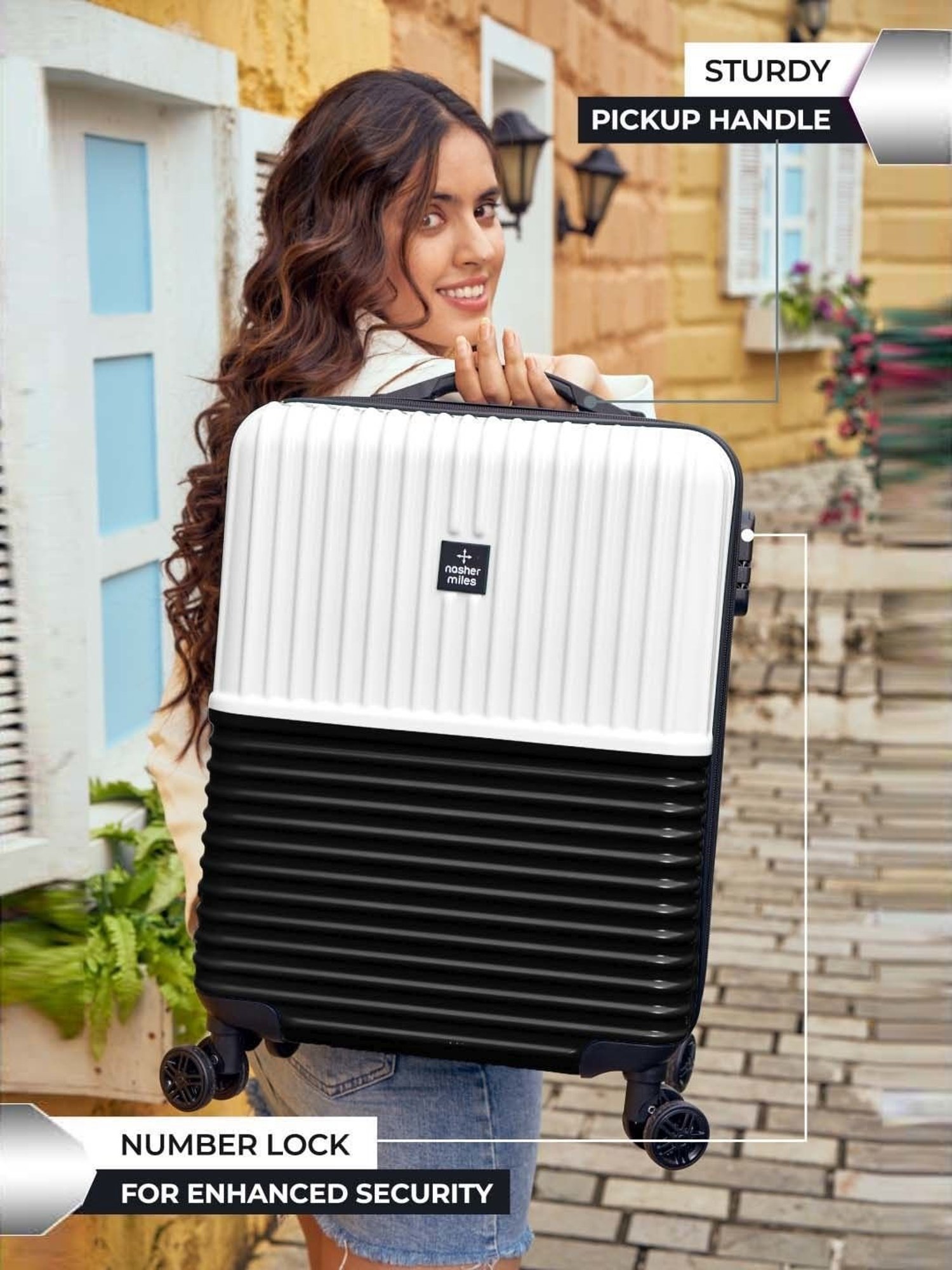 Skybags Salsa Red Solid Hard Medium Trolley Bag - 46 cm