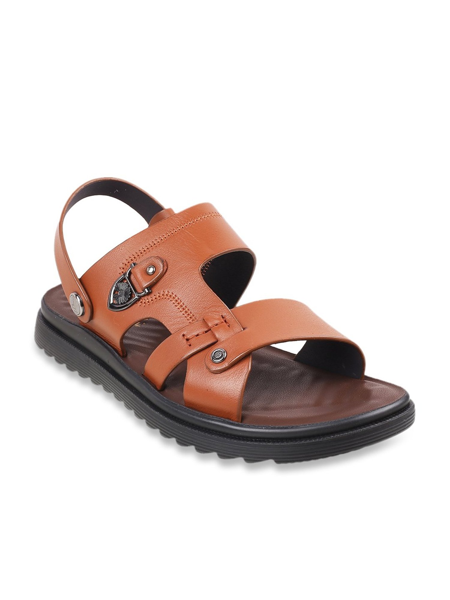 Da Vinchi by Metro Men's Tan Back Strap Sandals