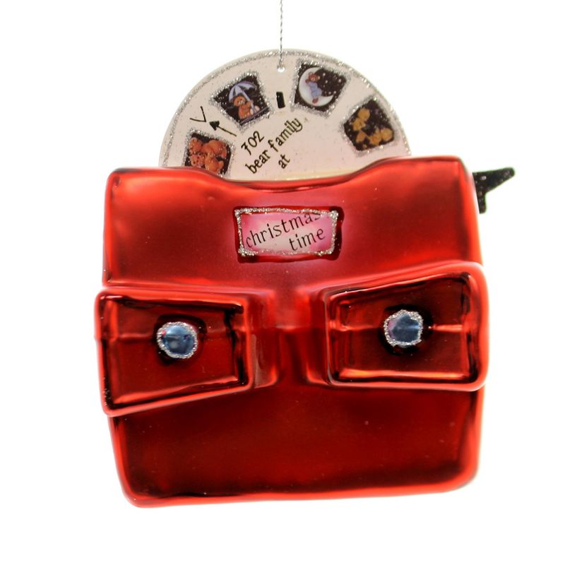 Holiday Ornament Red 3D Viewer View Finder Wheel  -  Tree Ornaments