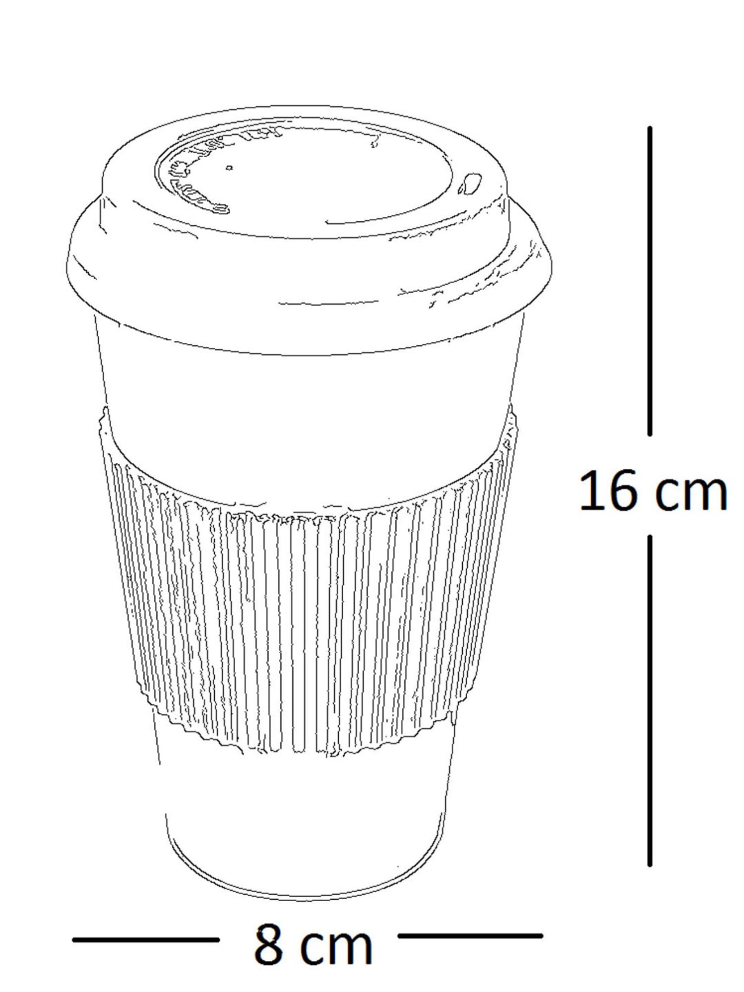 Freelance Navy Blue Bamboo Set of 1 Mugs