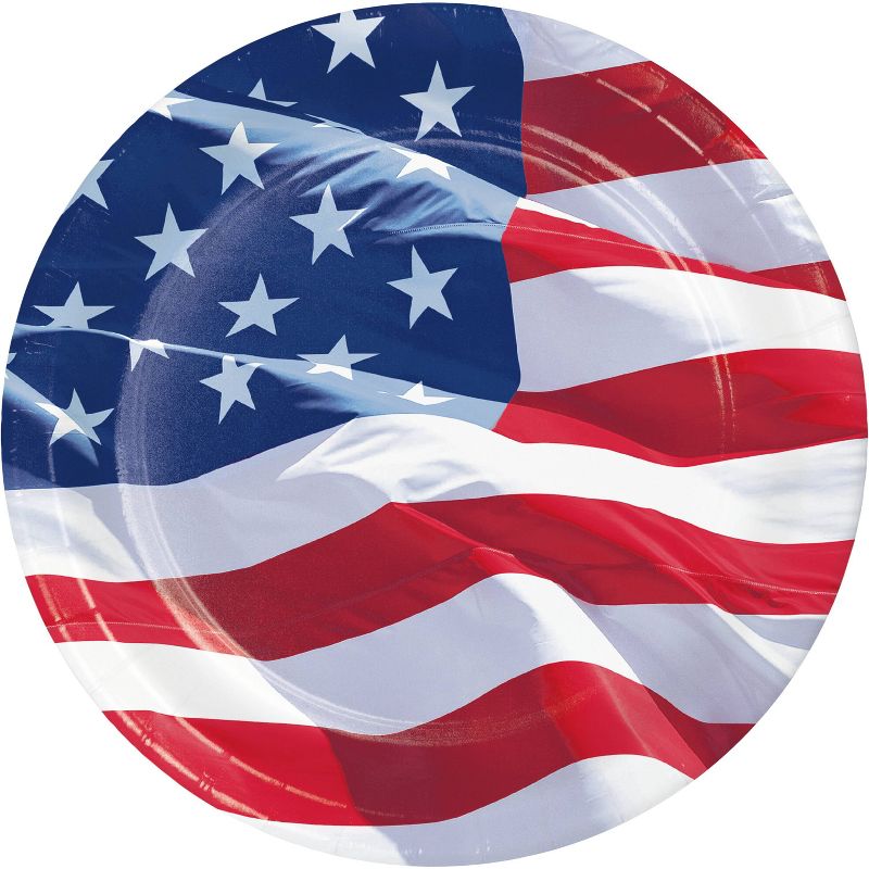 Waving Flag Fourth of July Deluxe Party Supplies Kit