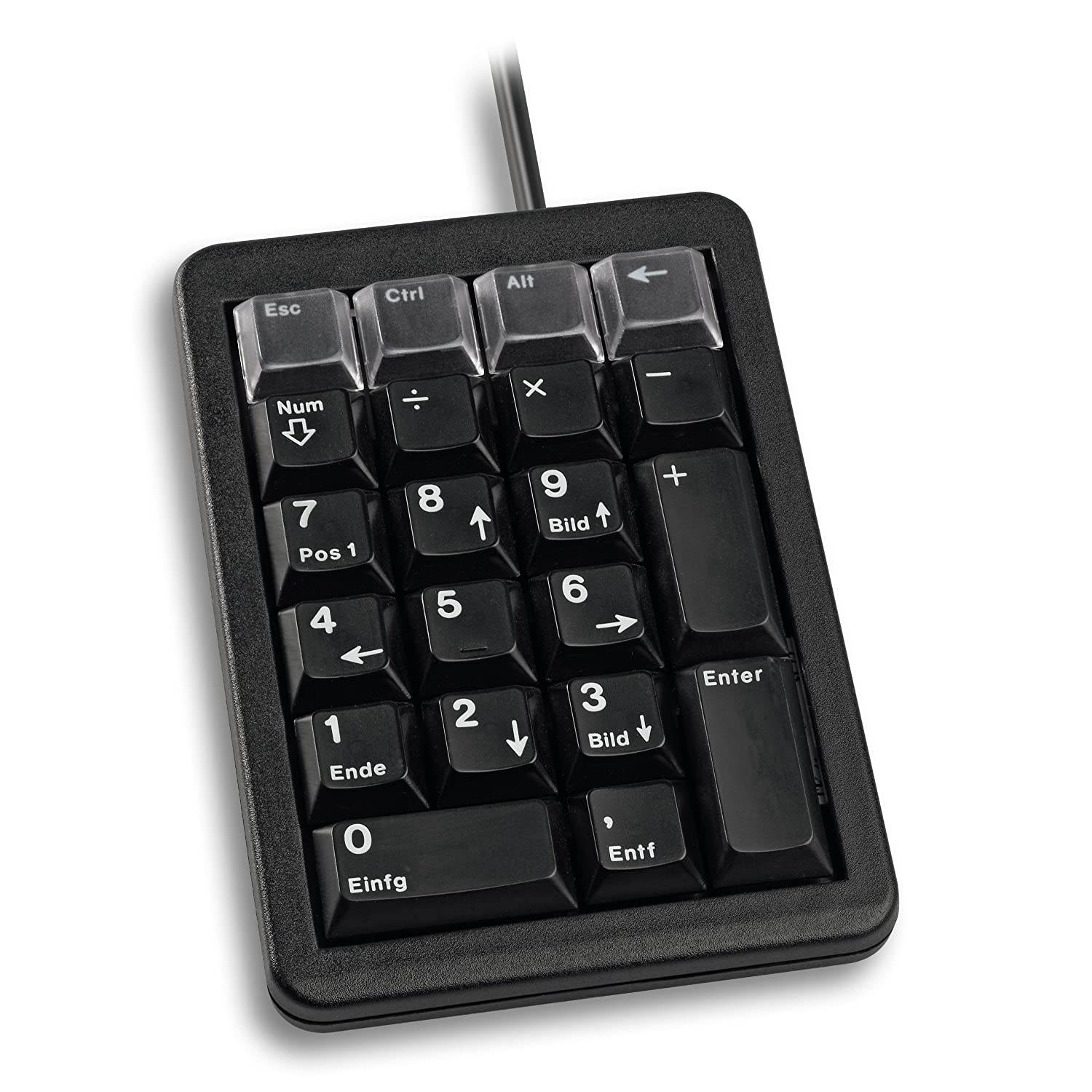 CHERRY Ultraslim Programmable Keypad, Black - 26 Keys - G84-4700LUCUS-2