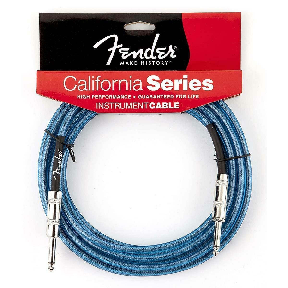 Fender 15 Original Instrument Cable for Guitars  Mandolin, Lake Placid Blue