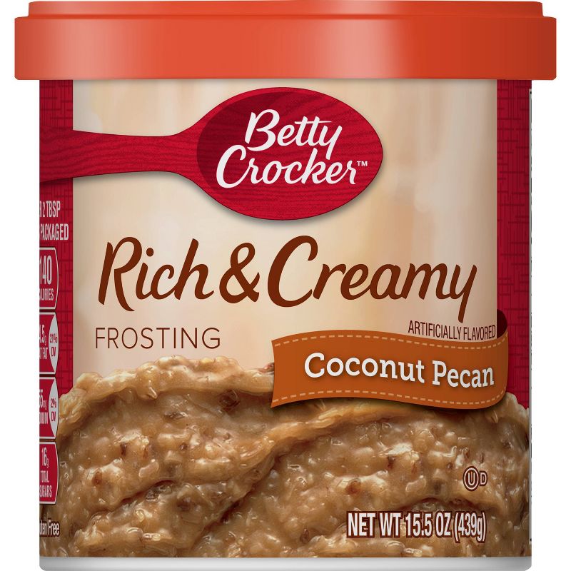 Betty Crocker Rich & Creamy Coconut Pecan Frosting - 15.5oz