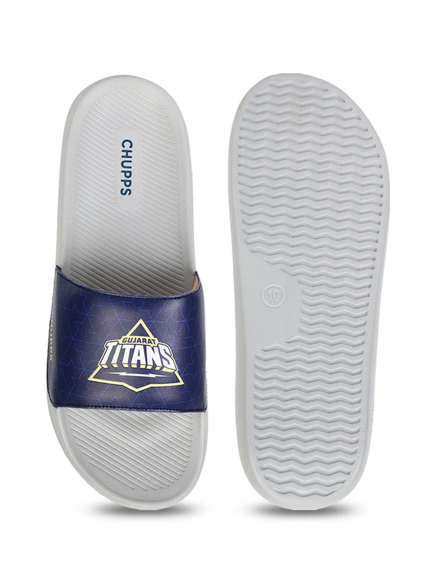 Chupps Men's Gujarat Titans Navy Slides