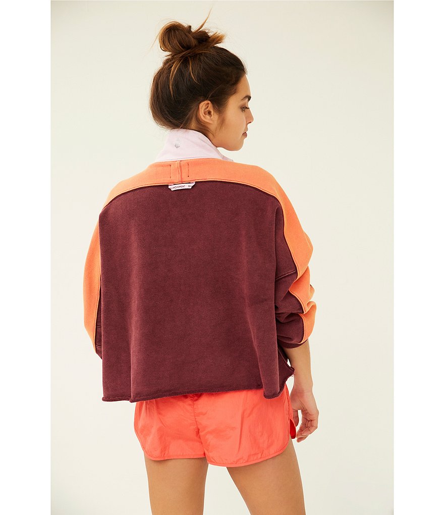 Splendid Knit Zip Up Drawstring Hoodie