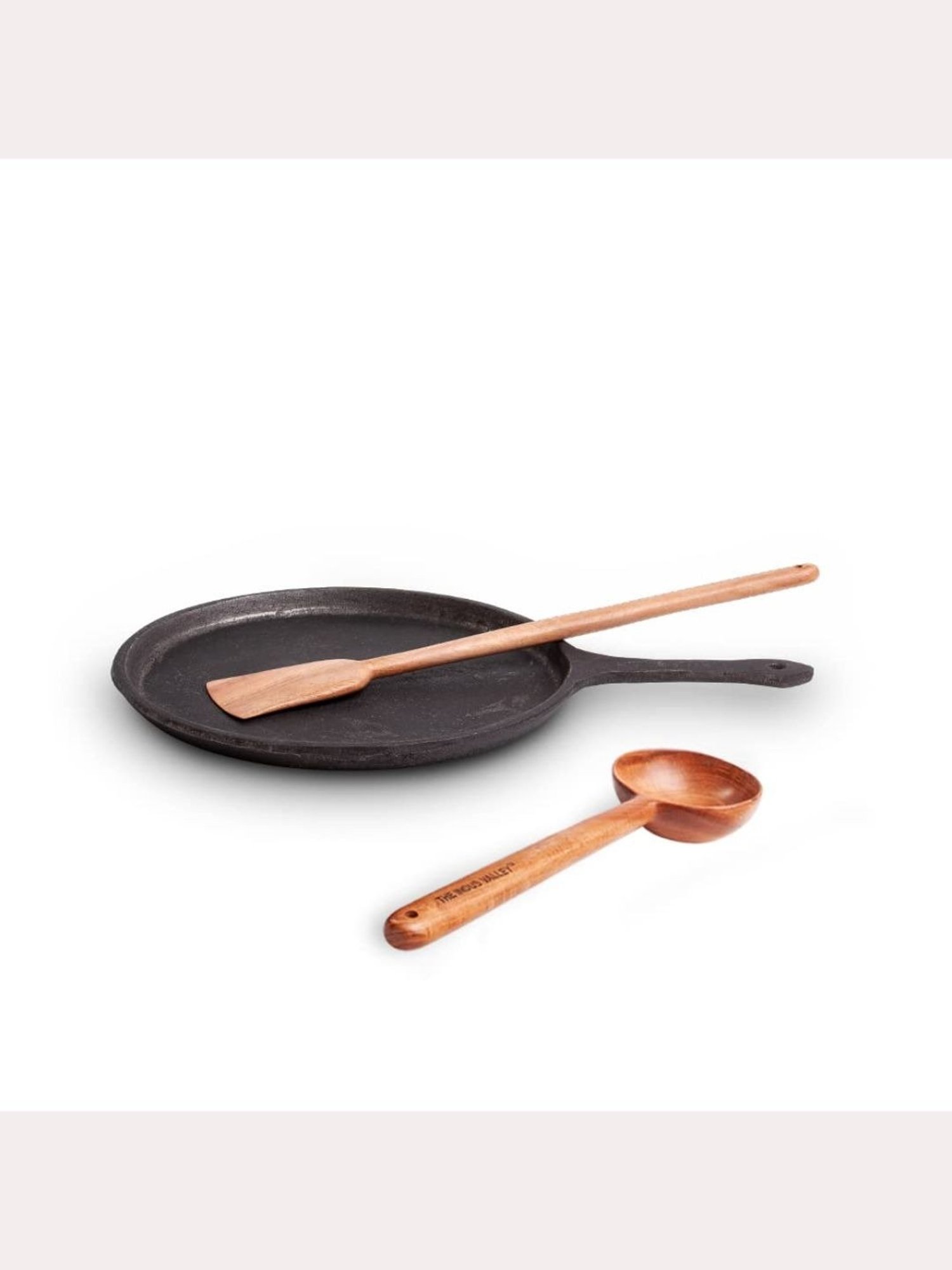 The Indus Valley Black Cast Iron 2 Piece Cookware Set