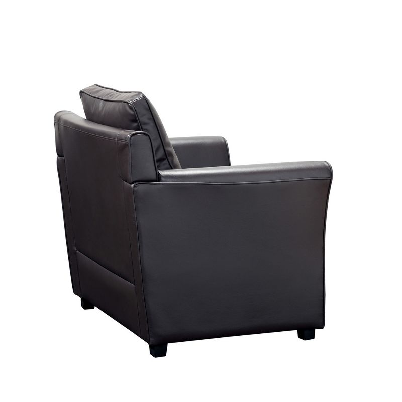 Cabico Upholstered Accent Chair Dark Gray - miBasics