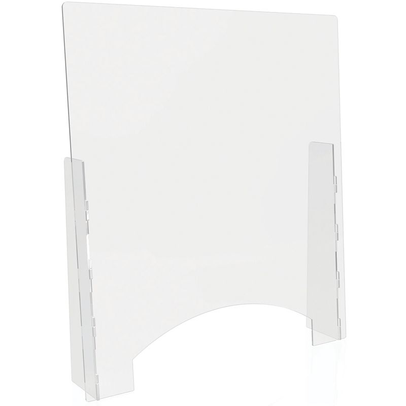 deflecto Counter Top Barrier w/Pass Thru, 31.75 x 6 x 36 PBCTA3136P