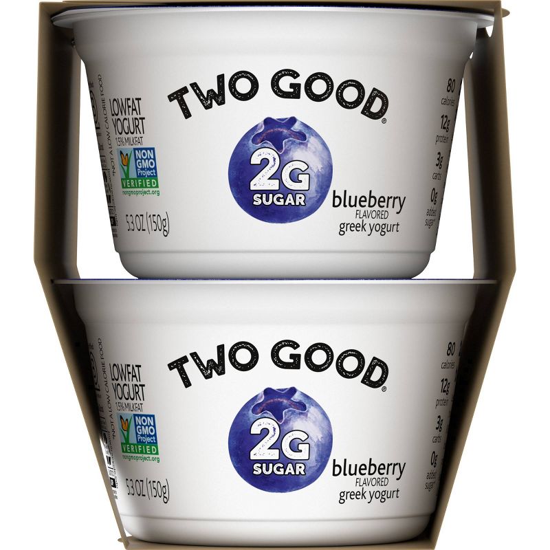 Two Good Blueberry Greek Yogurt - 5.3oz/4pk