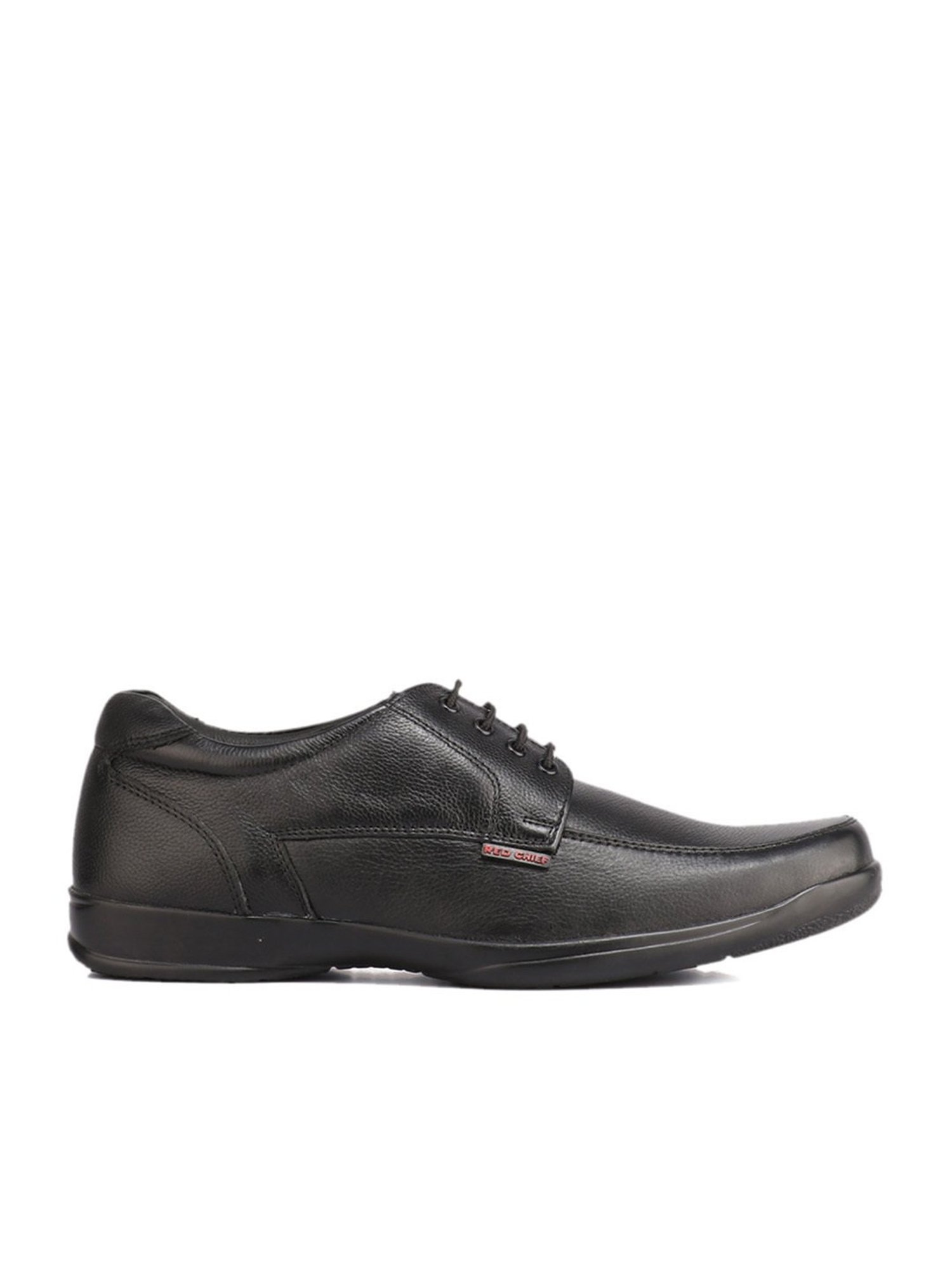 Red Chief Men's Black Derby Shoes