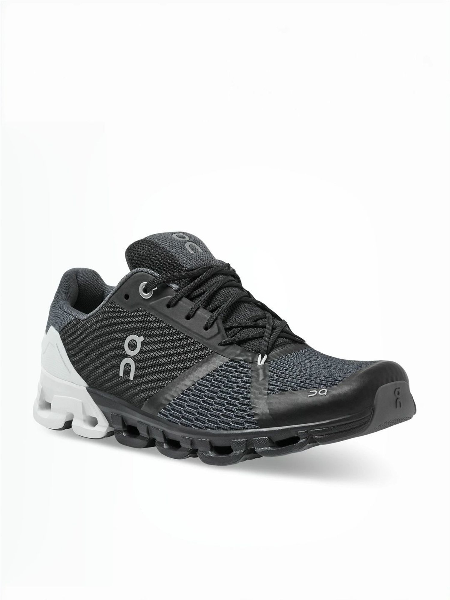 On Men's Cloudflyer 3 Black & White Running Shoes