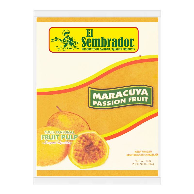El Sembrador Frozen Pulp Passion Fruit - 14oz