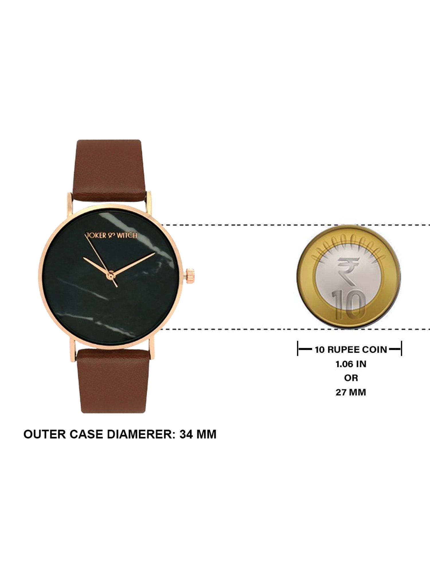 Joker & WItch JWLT582 Analog Watch for Women With Ring, Bracelet