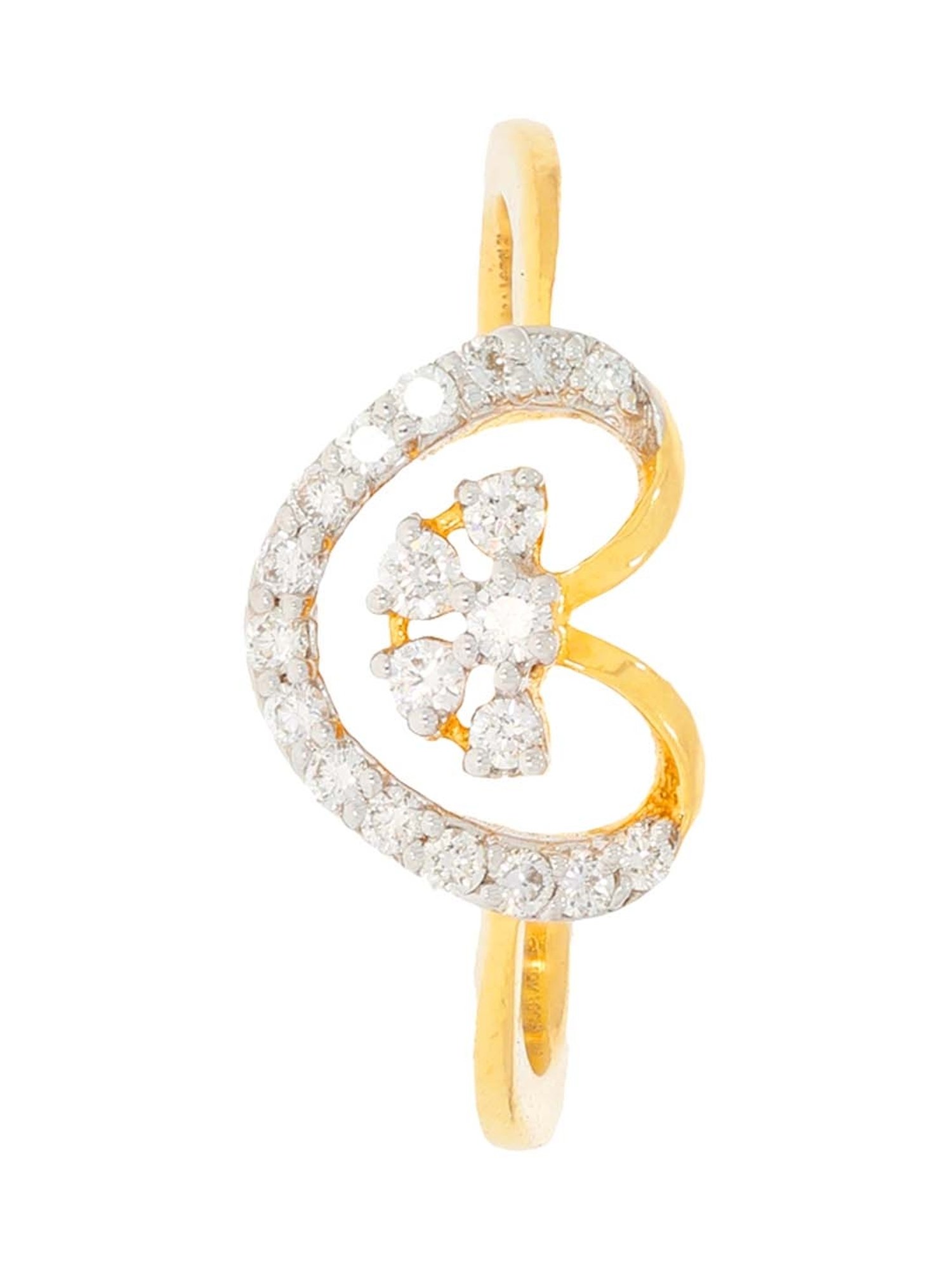 Waman Hari Pethe Jewellers 18k Gold & Diamond Ring for Women