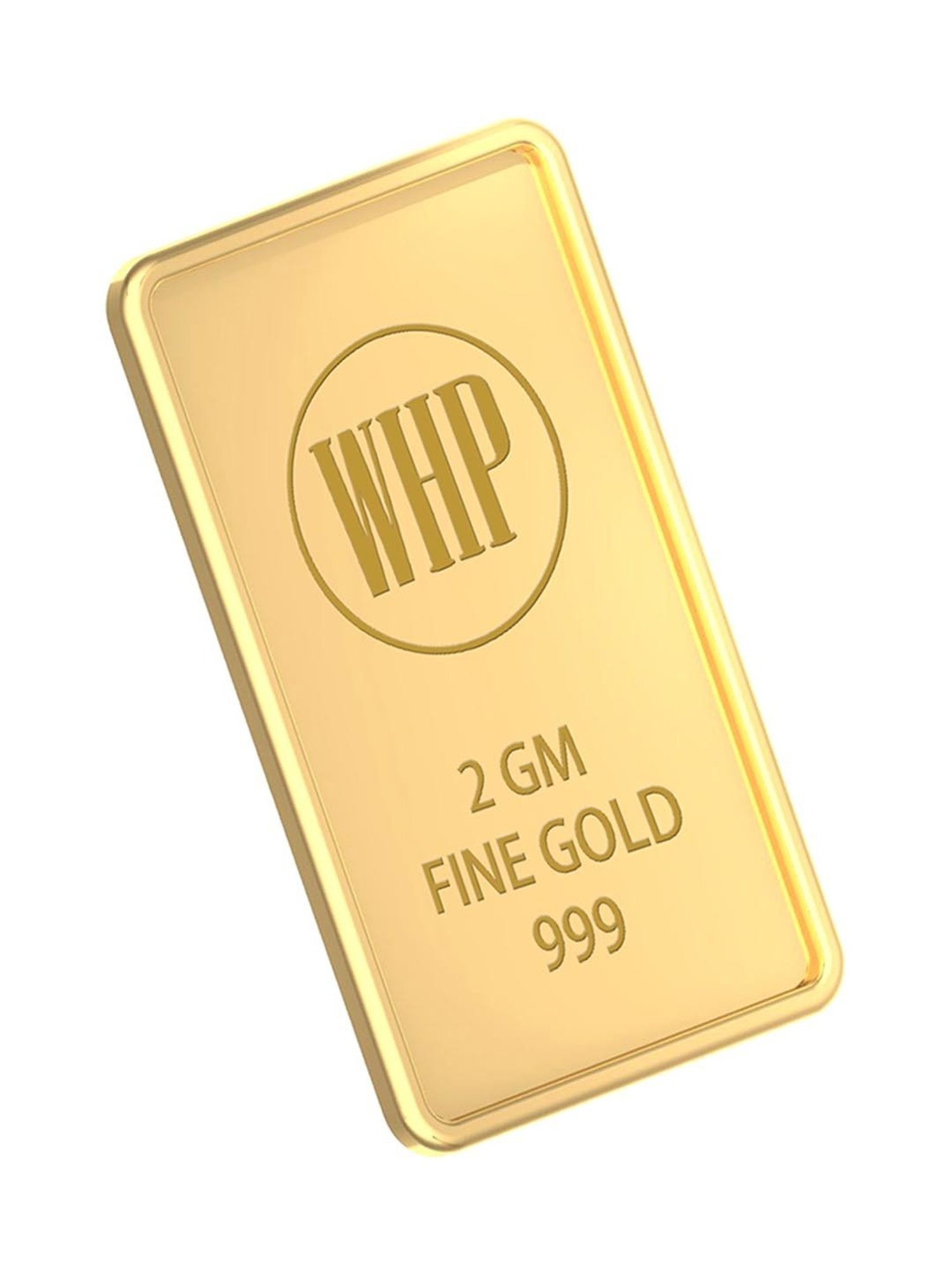 Waman Hari Pethe Jewellers 24k (999) 2gm Yellow Gold Bar
