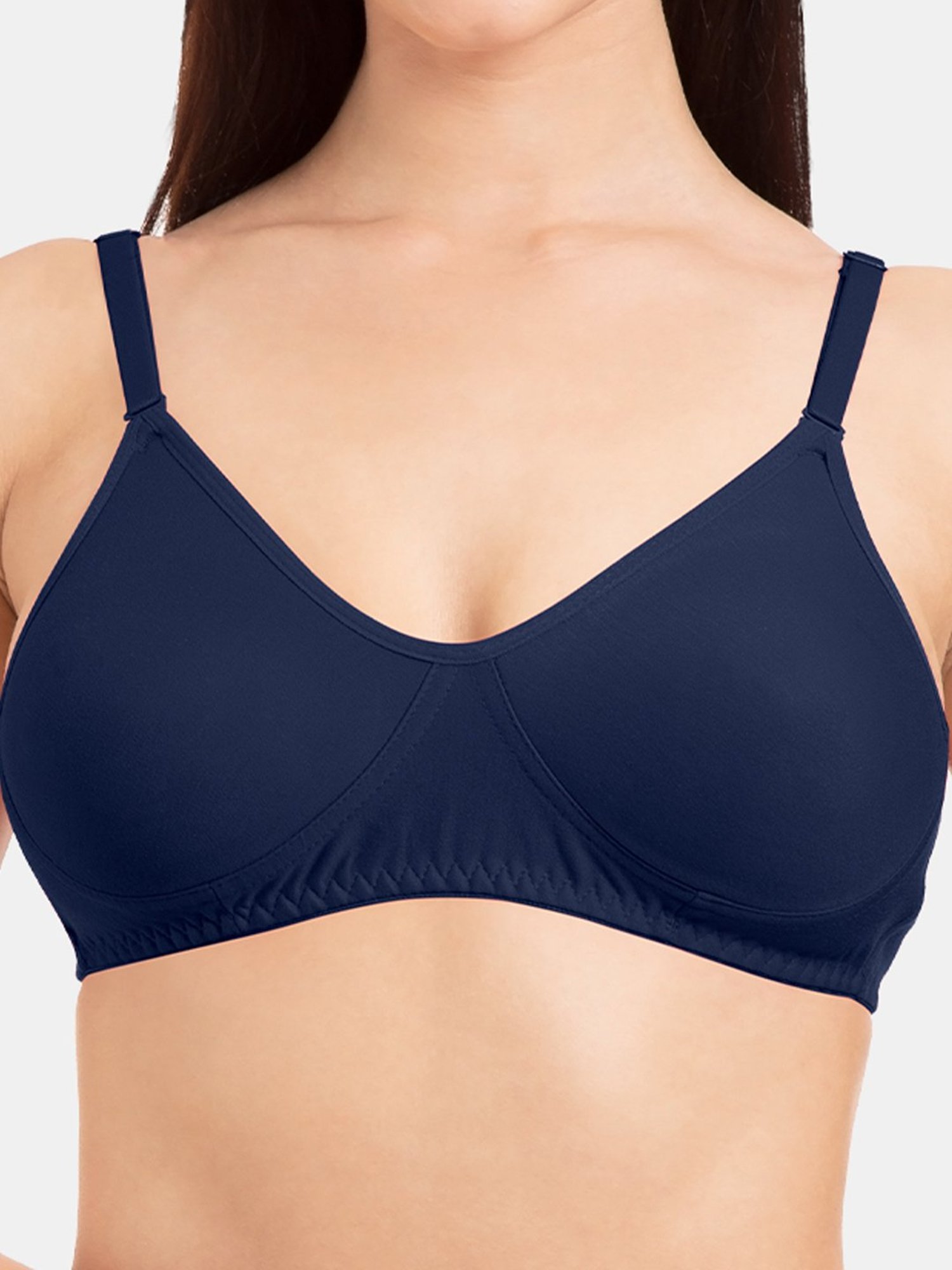Tweens Navy Non Wired Non Padded T-Shirt Bra