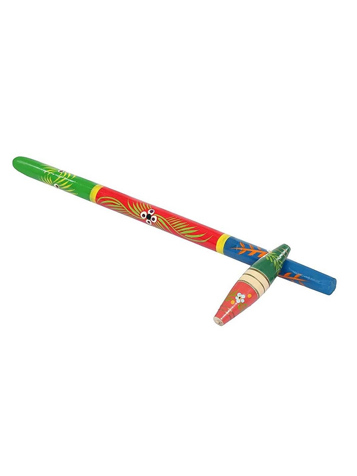 Desi Toys Kids Multicolor Wooden Gili Danda