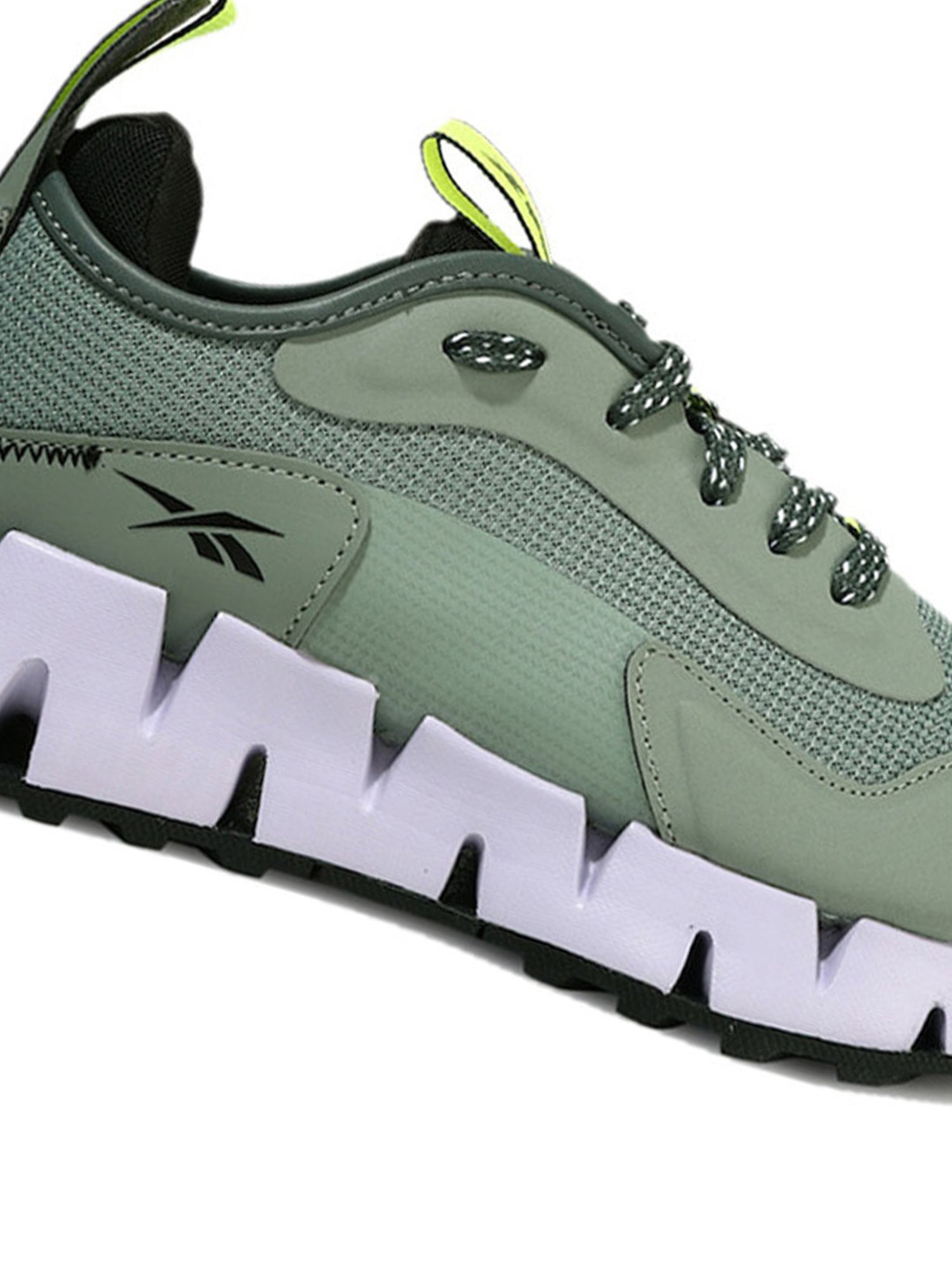 Reebok Women's Zig Dynamica Adventure Green Running Shoes