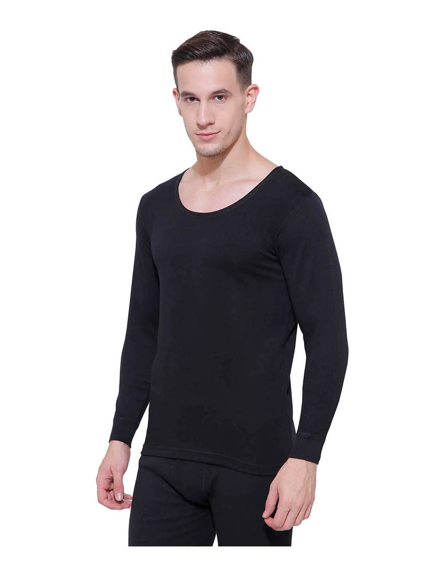 Bodycare Insider Black Regular Fit Thermal Top