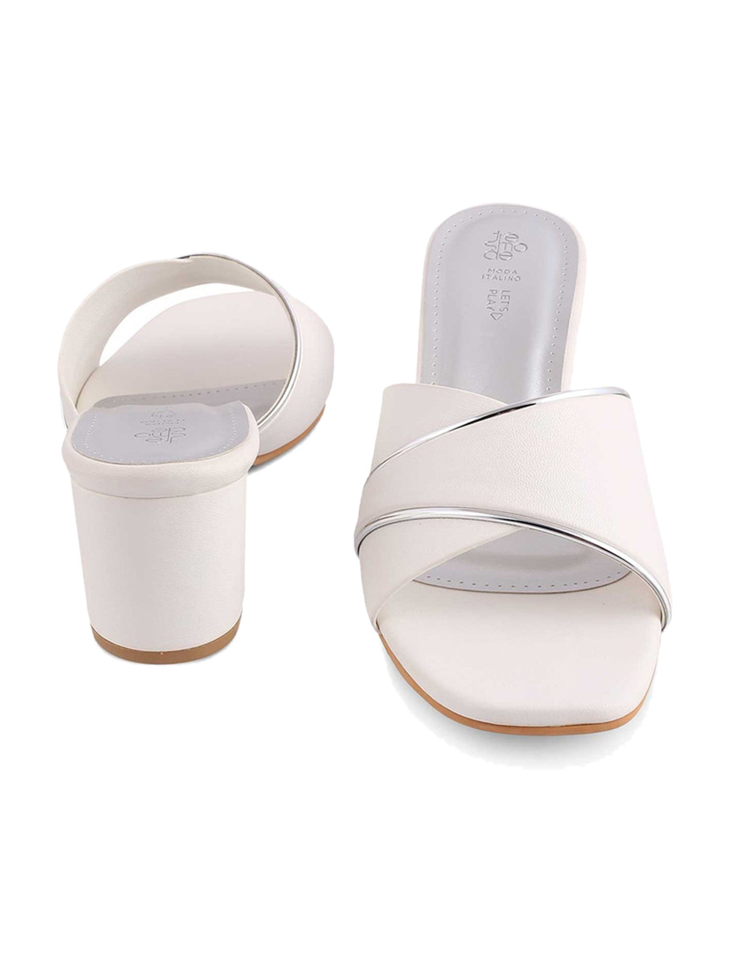 Tresmode Women's White Casual Sandals