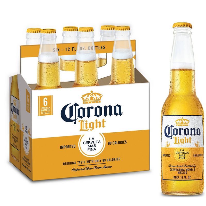 Corona Light Lager Beer - 6pk/12 fl oz Bottles