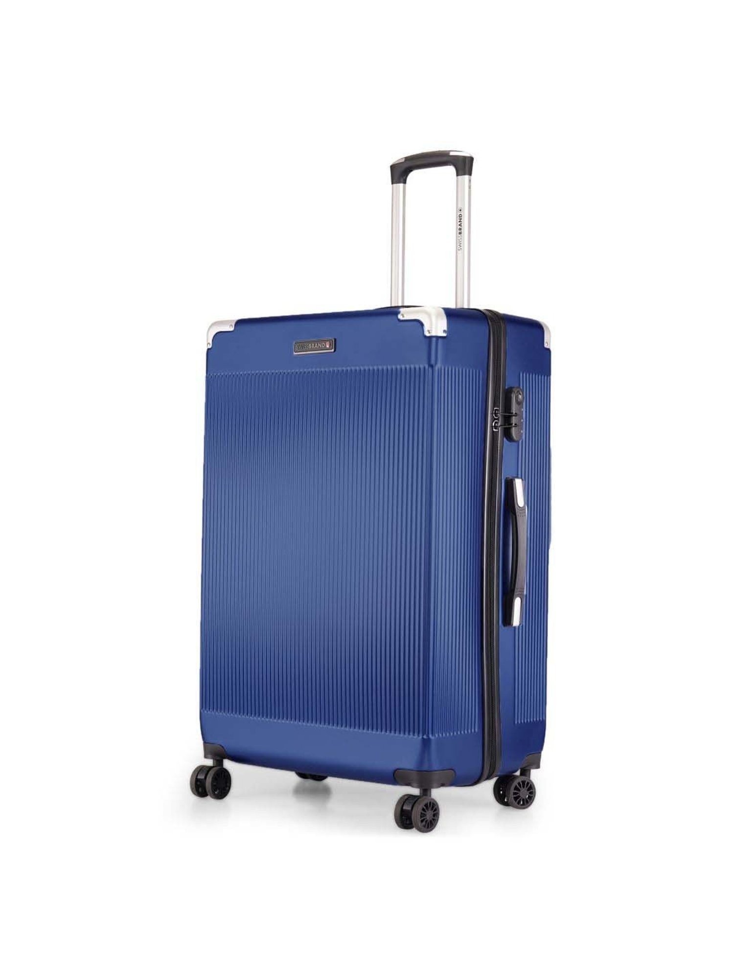 Swiss Brand Geneve Blue Large Hard Trolley Bag - 29 cm