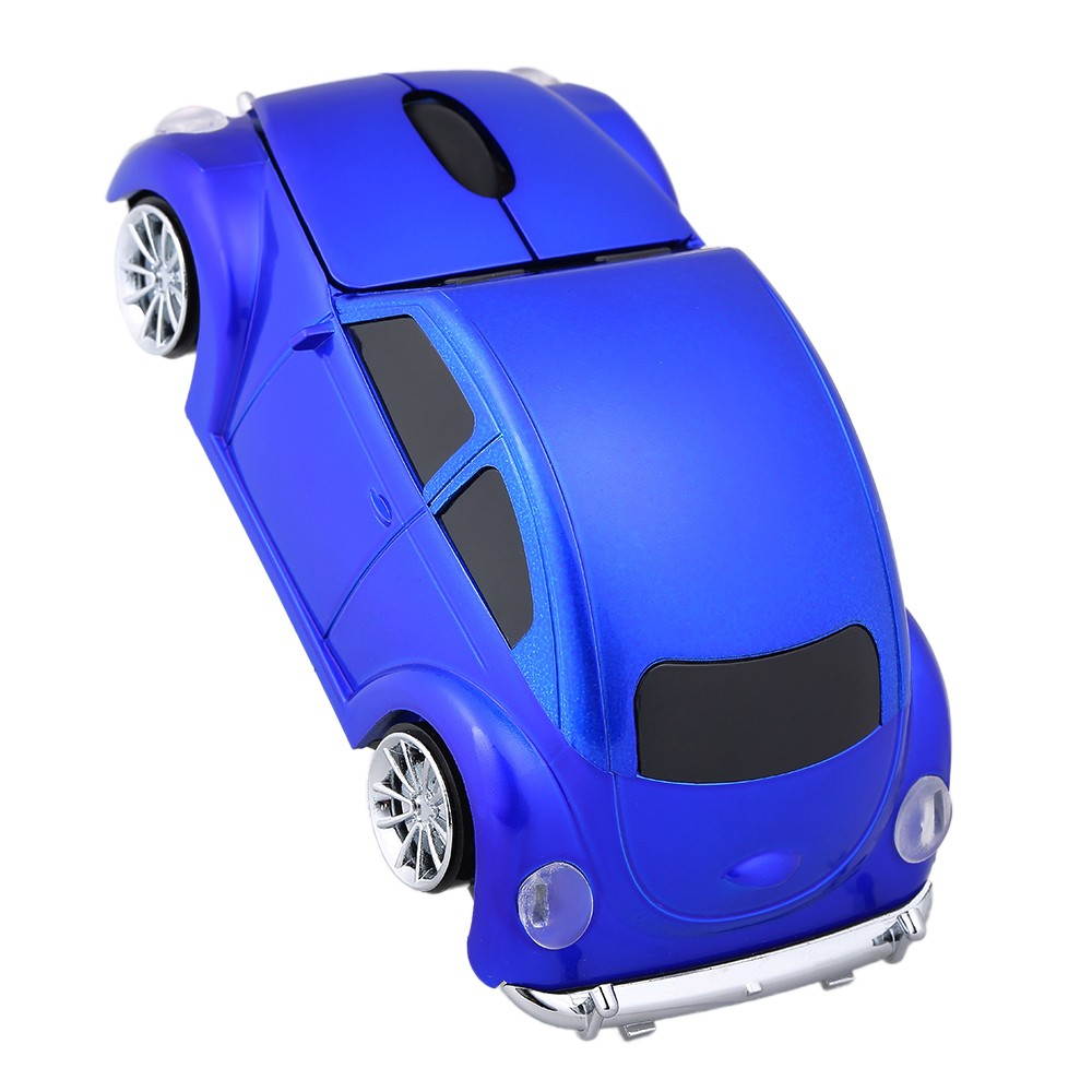 2.4G Wireless Car Mouse USB Computer Mice Car Shape 1000 DPI with LED Light Receiver for PC Laptop