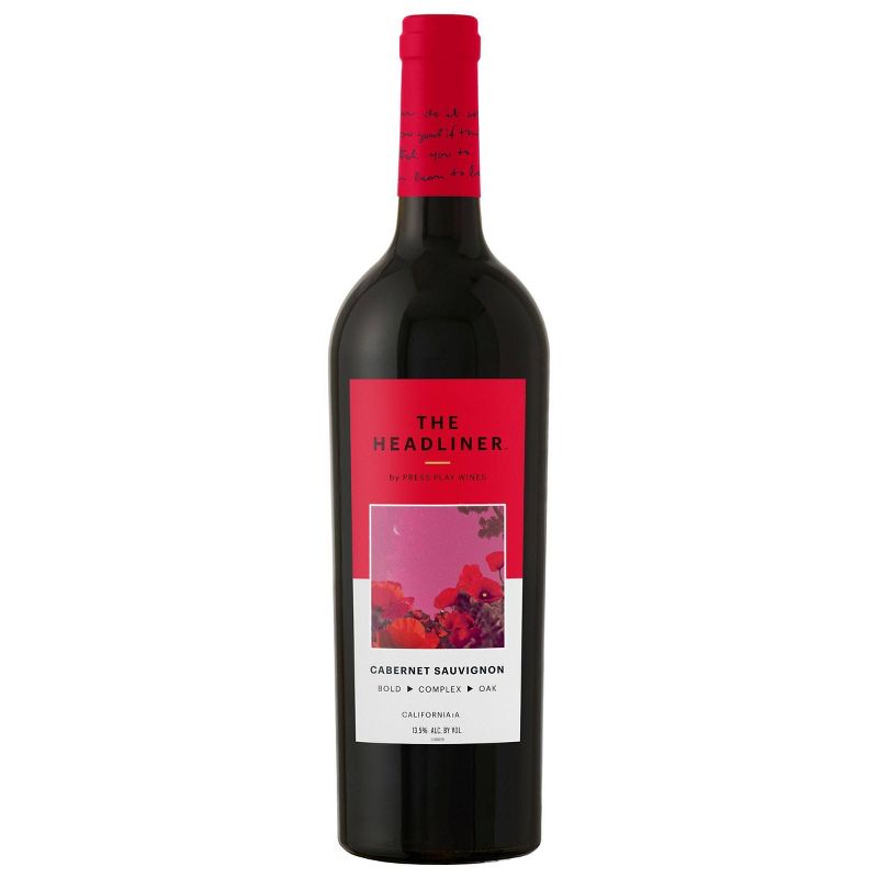 Cabernet Sauvignon Red Wine – 750ml Bottle – The Headliner by Press Play Wines