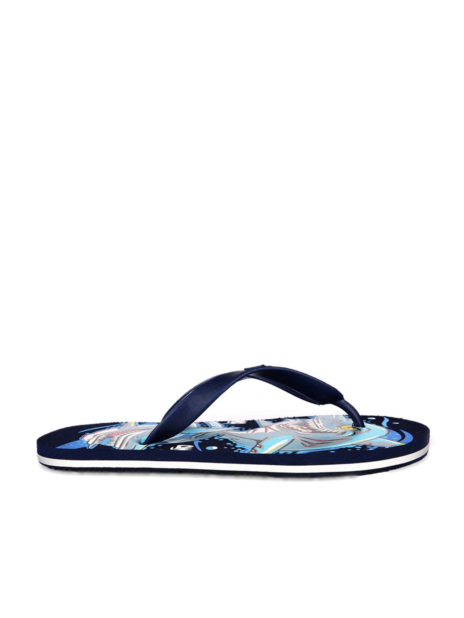 San Frissco Navy & White Flip Flops