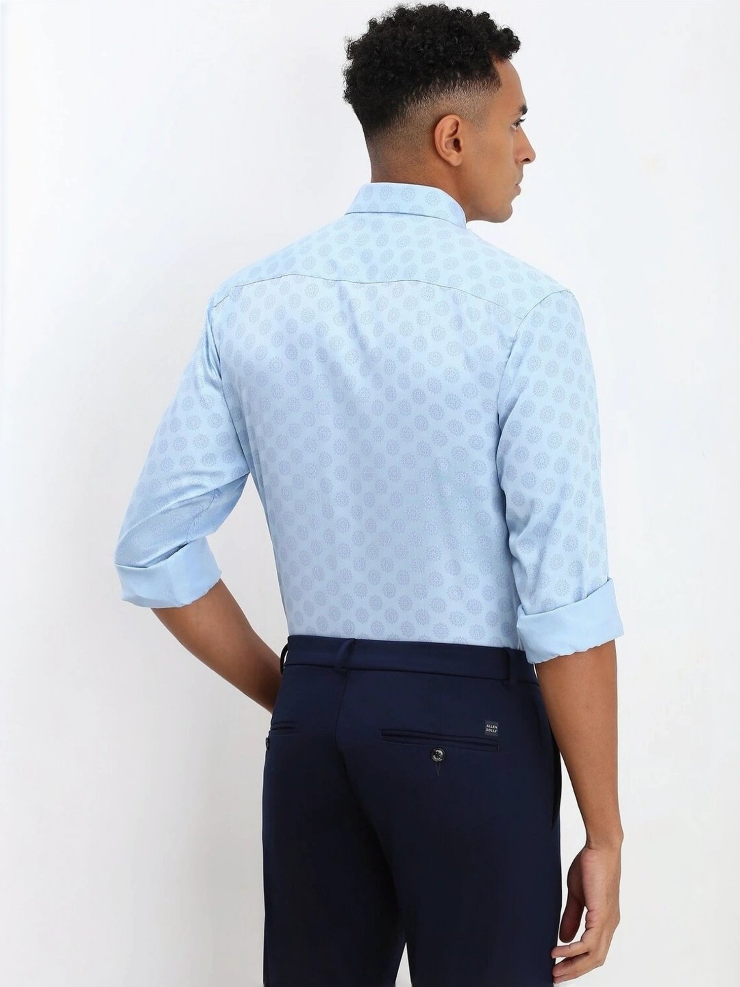 Arrow Sport Dark Green Cotton Slim Fit Shirt