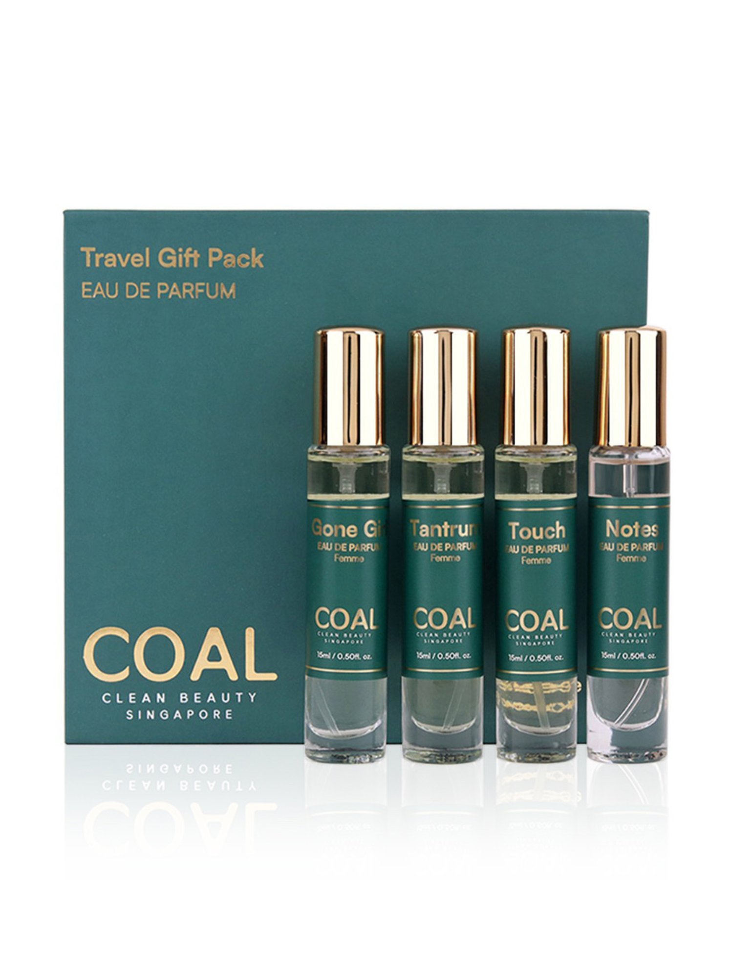 COAL Clean Beauty Eau de Parfum Travel Gift Pack for Women