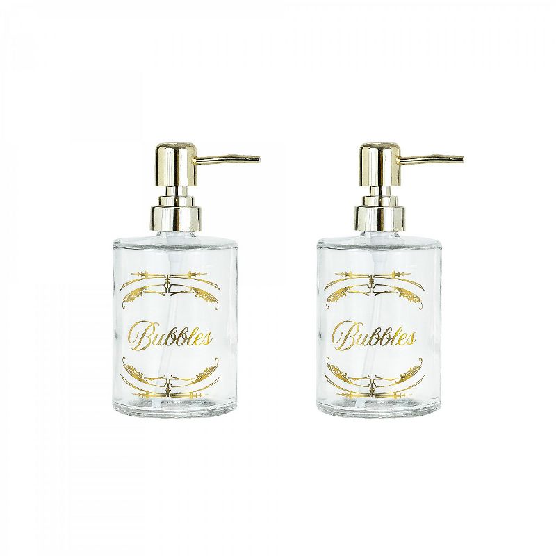 Amici Home Bubbles Soap Pump, Set of 2, 16oz