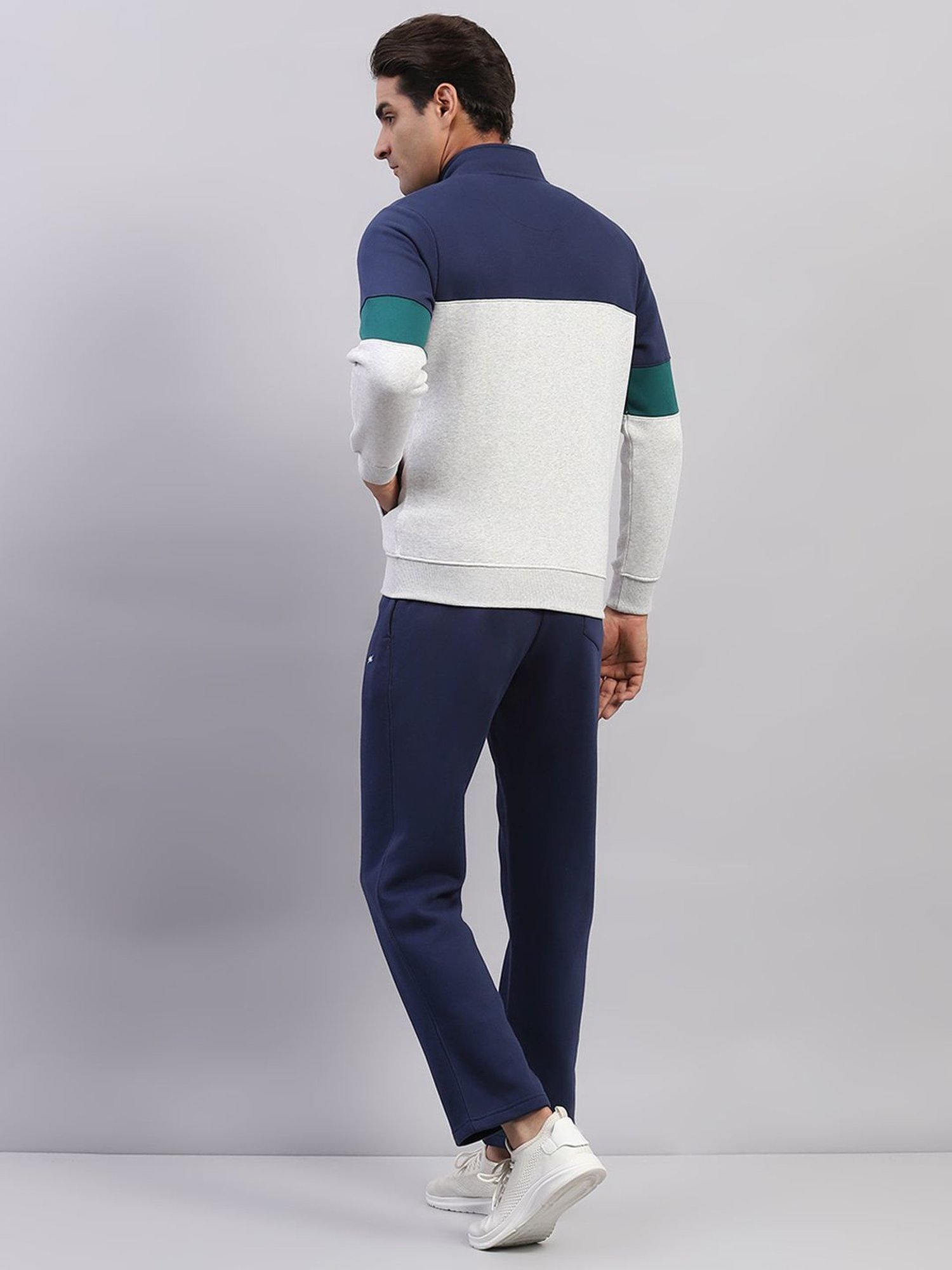 Rock.It Blue Regular Fit Printed TrackSuit