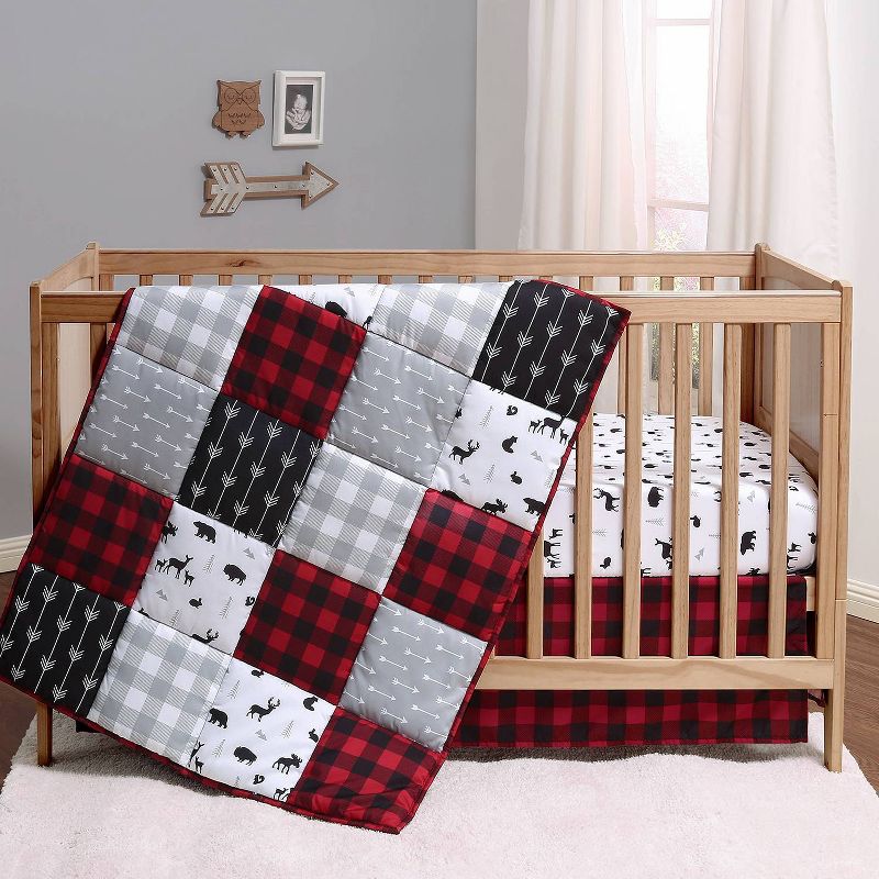 My Baby Sam Heart of Gold Crib Bedding Set - 9pc
