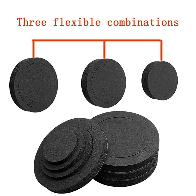 6" 6.5" 6.75 inch Universal EVA Self Adhesive Sponge High Rebound Waterproof Car Door Speaker Foam Fast Rings Baffle Kit