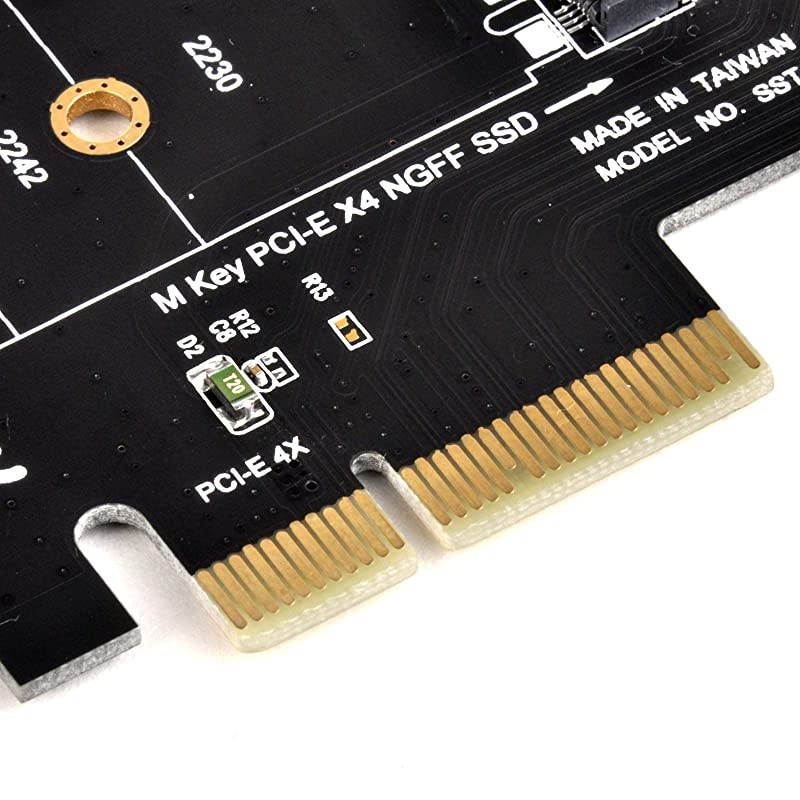 M2 to M Key Pci-E X4 Card ECM21-USA
