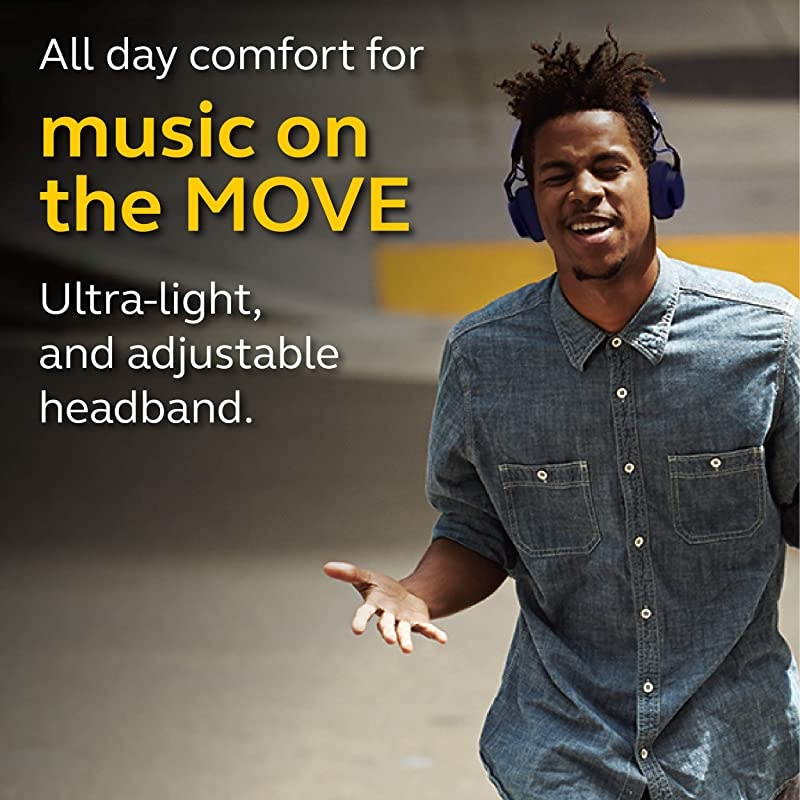 Move Style Edition, Beige &ndash; Wireless Bluetooth Headphones with Superior Sounds Quality, Long Battery Life, Ultra-Light and Comfortable Wireless Headphones, 3.5 mm Jack Connector Included