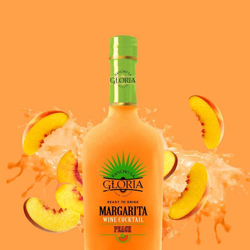 Rancho La Gloria Peach Margarita Wine Cocktail - 750ml Bottle