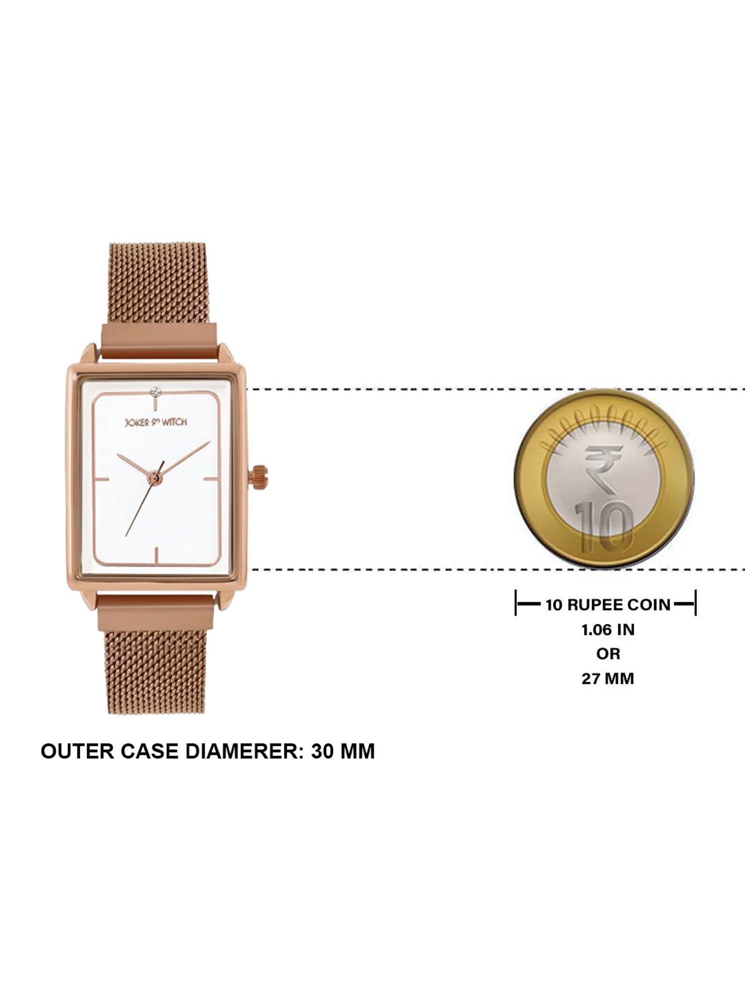 Joker & WItch JWLT582 Analog Watch for Women With Ring, Bracelet