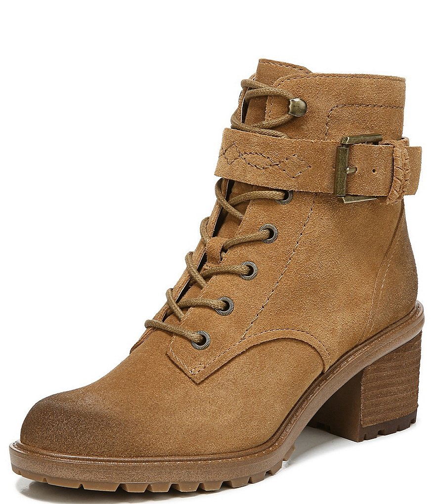 Zodiac Gemma Suede Lug Sole Booties