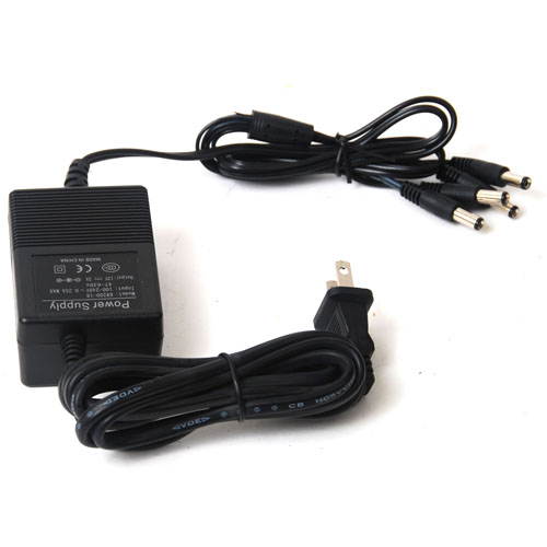 VideoSecu 4 Channel 12V DC 2000mA Power Adapter AC 100V-240V to DC 12V for CCTV Security Camera System Surveillance 1I0