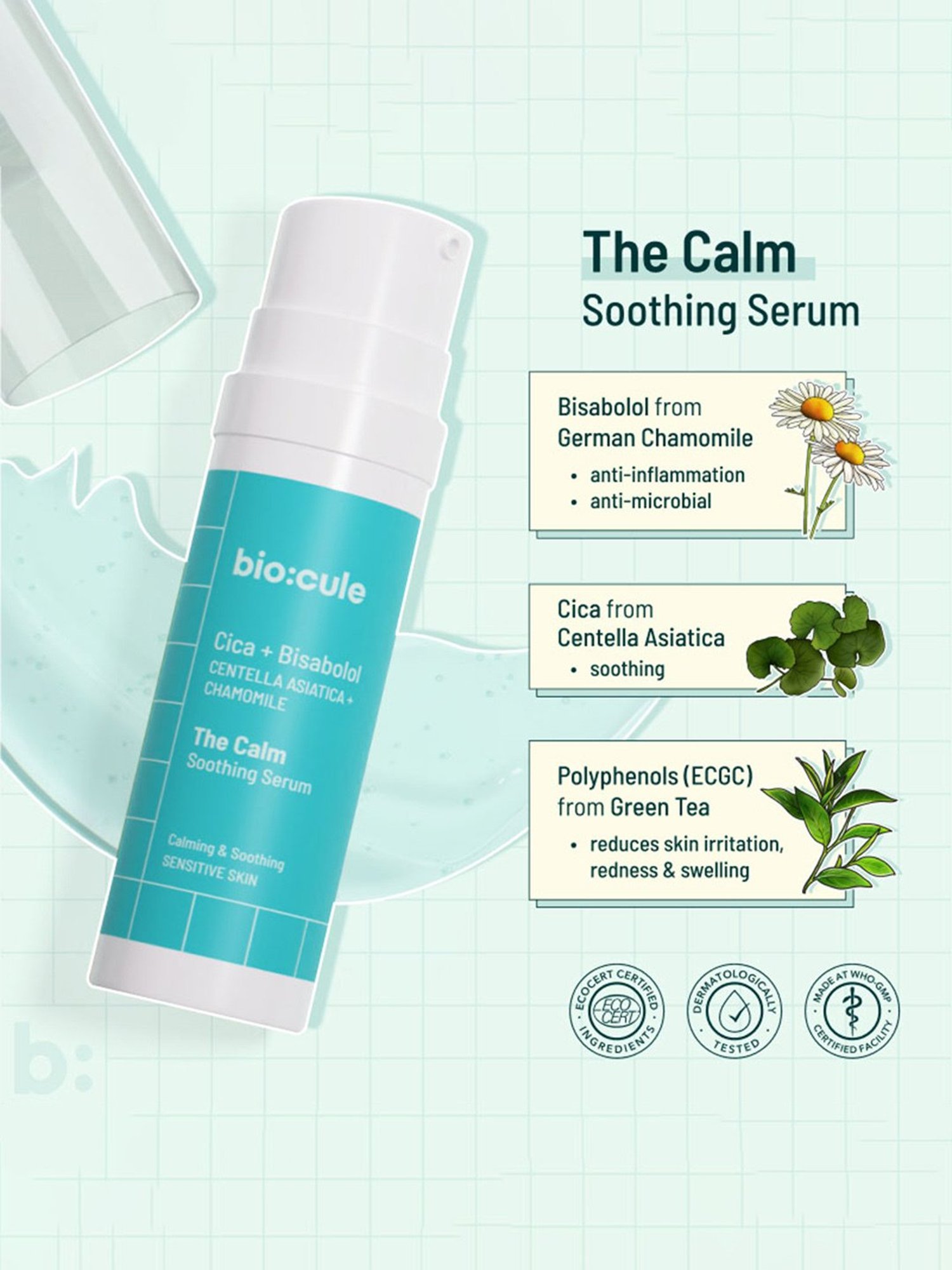 Biocule The Calm Soothing Serum - 30 ml