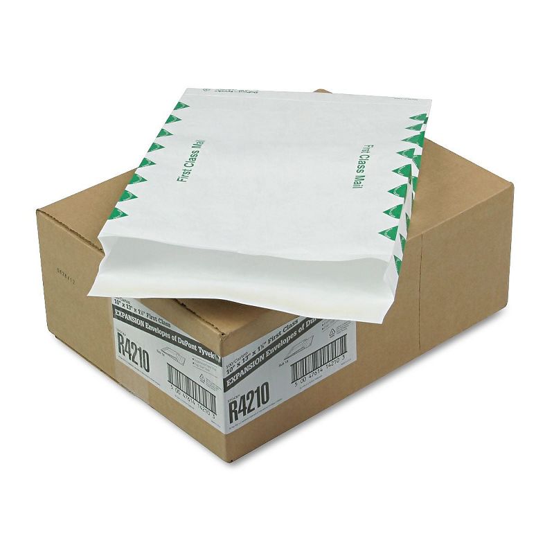 Survivor Tyvek Expansion Mailer 10 x 15 x 2 White 18lb 100/Carton R4450