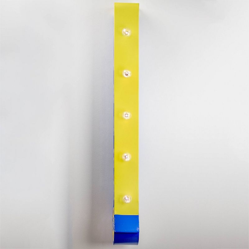 Vintage Chevrolet Garage LED Marquee Sign Blue/Yellow - Crystal Art Gallery