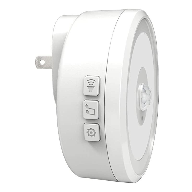 WiFi Video Doorbell Receiver  Camera Video Chime with 58 Ringtones 4 Adjustable Volume Levels Night Light White ReceiverDoorbell Receiver only