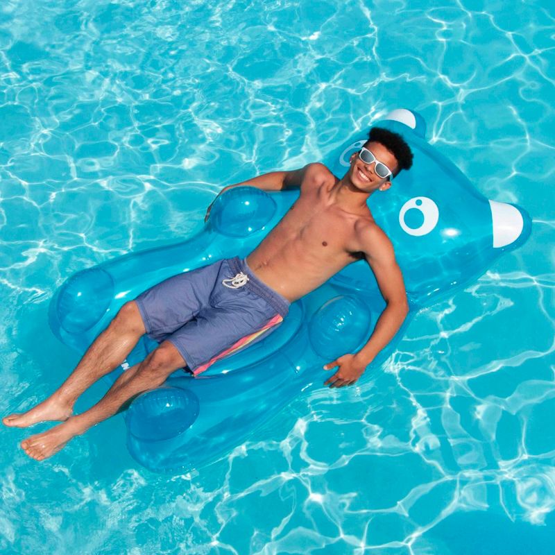 Pool Central 60" Blue Gummy Bear Swimming Pool Float